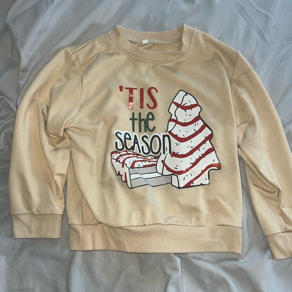 Christmas tree cake sweatshirt